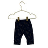 Baby Gap Navy Bolt Pattern Joggers - Size 0-3 Mo
