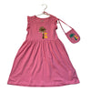 Lupilu Pink 'Fun In the Sun' Sequin Palm Tree Dress & Purse - Size 122-128 (7-8)