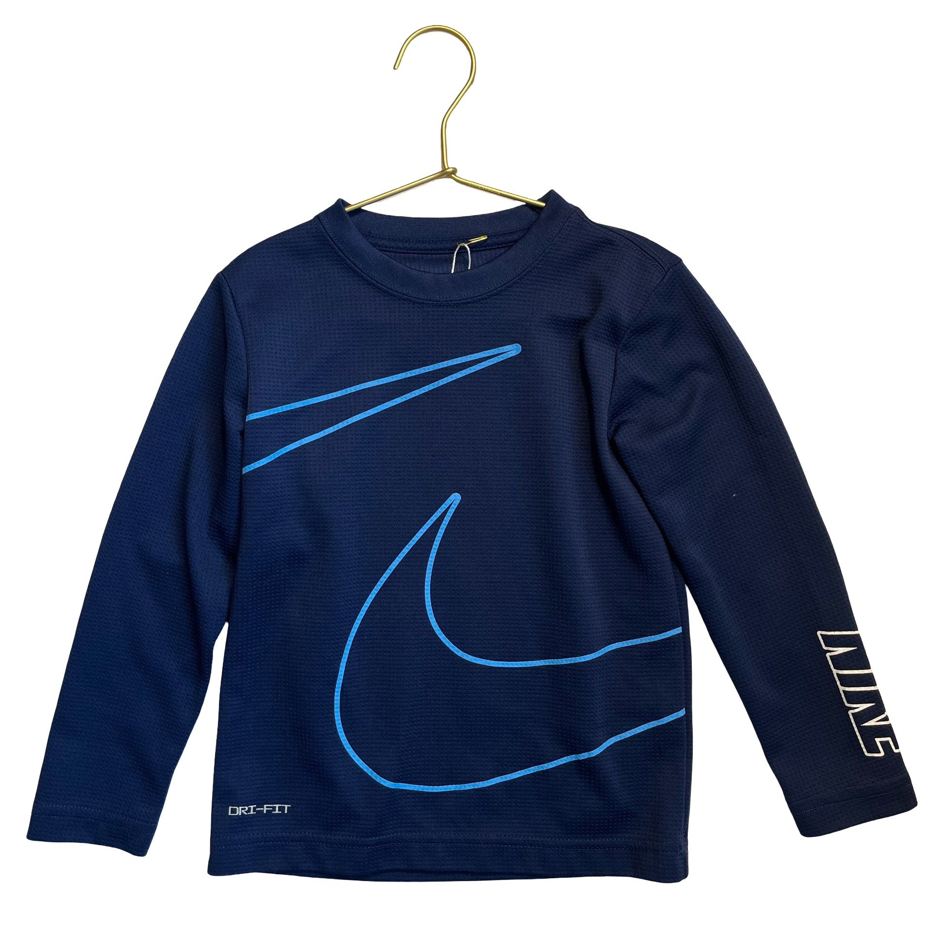 Nike Navy Logo Waffle Athletic Shirt - Size 5
