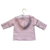 Kissy Kissy Pink Quilted Hooded Zip-Up Sweatshirt - Size 6-9 Mo