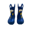 Crocs Blue Cloud & Lightning Rain Boots - Size C12