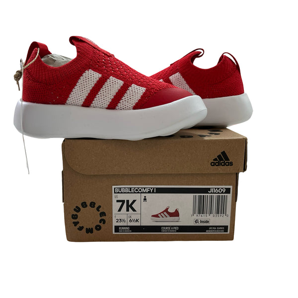 Adidas Bubble Comfy Red Sneakers with Tags in Box - Size 7K