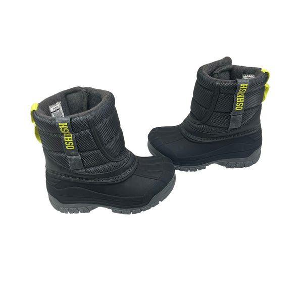 OshKosh Gray & Black Winter Boots - Size 7