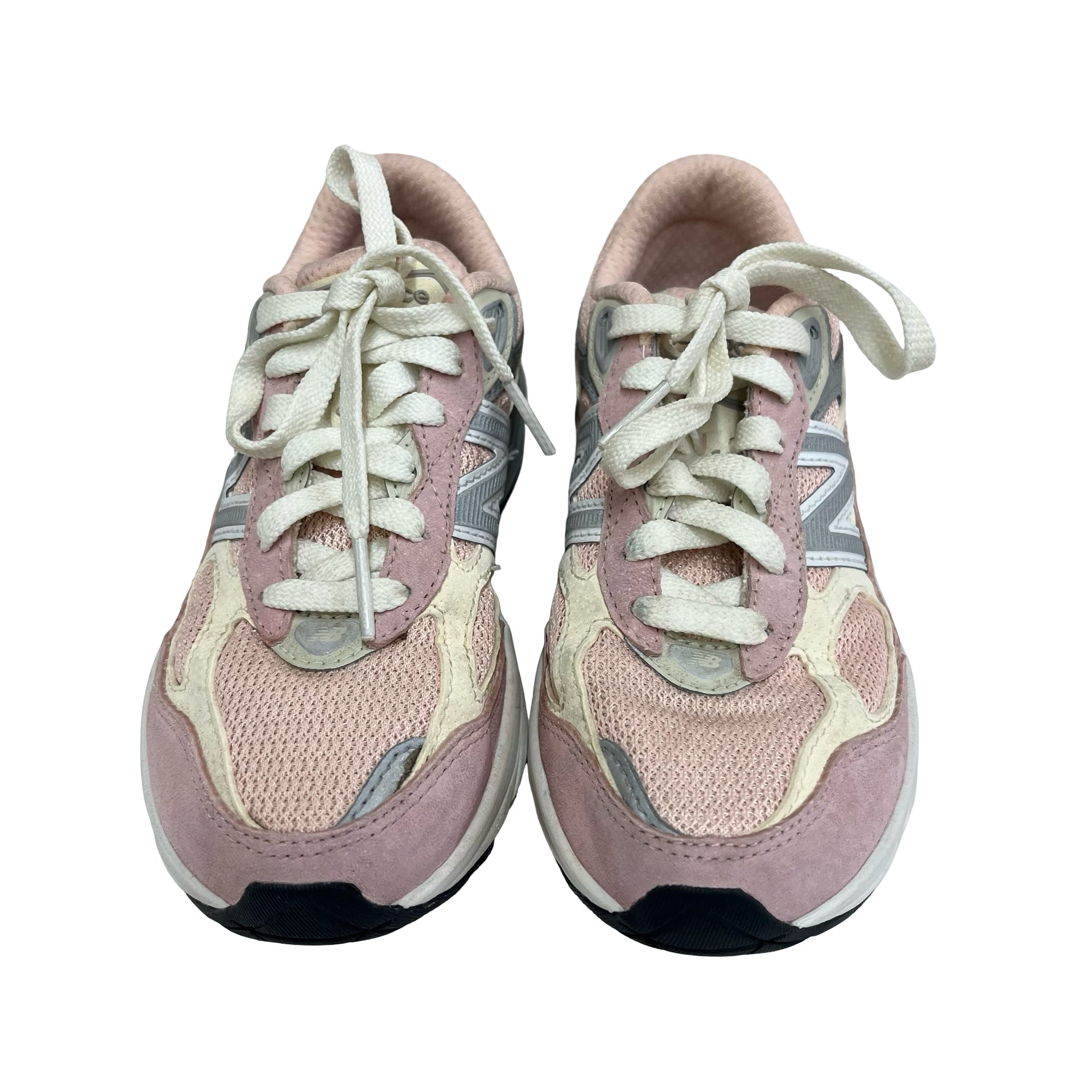 New Balance 990 Pink & Ivory Sneakers - Size 12.5