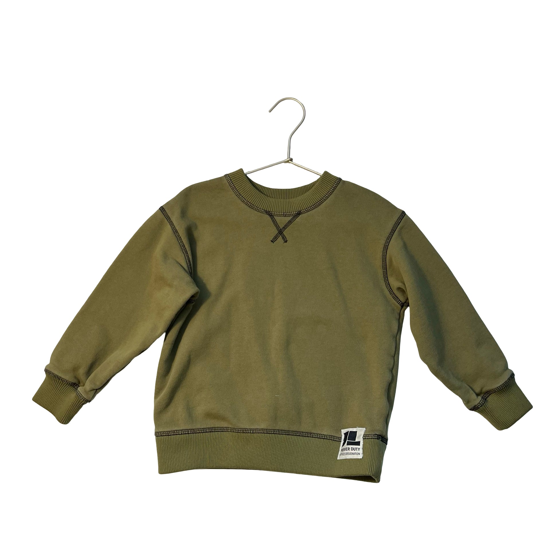 H&M Olive Green Sweatshirt - Size 5T