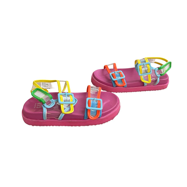Baby Gap Pink, Clear & Multi-Color Sandals - Size 9-10