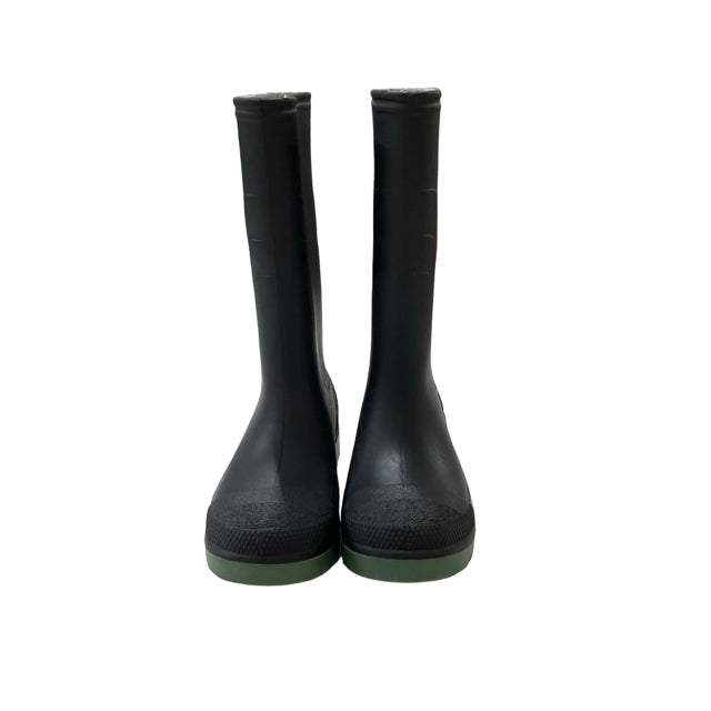 George Black & Green Rain Boots - Size 12