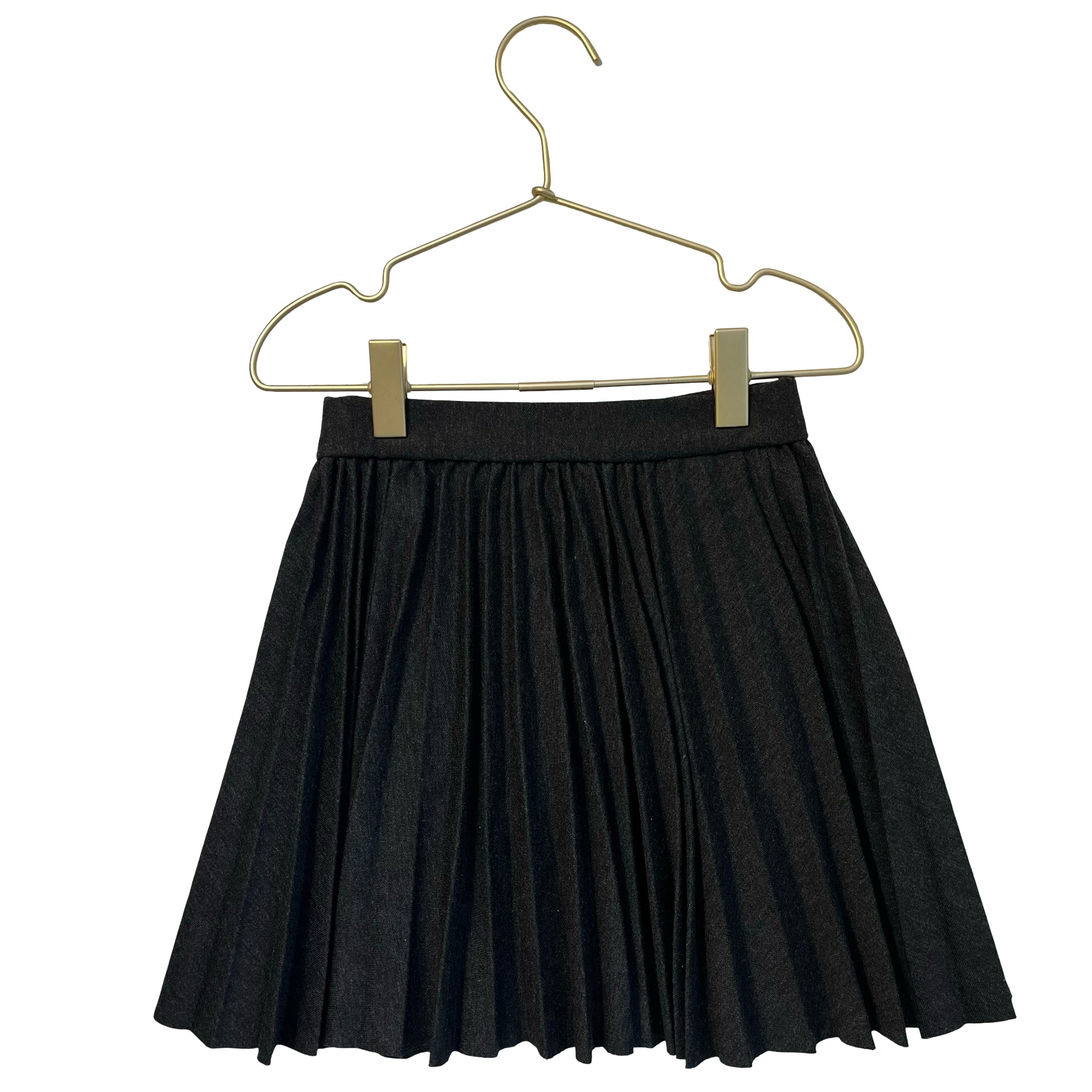Zara Gray Flannel Pleated Skirt - Size 8