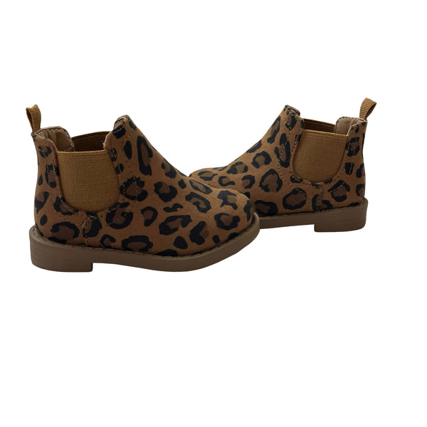 Baby Gap Leopard Print Ankle Boots - Size 5
