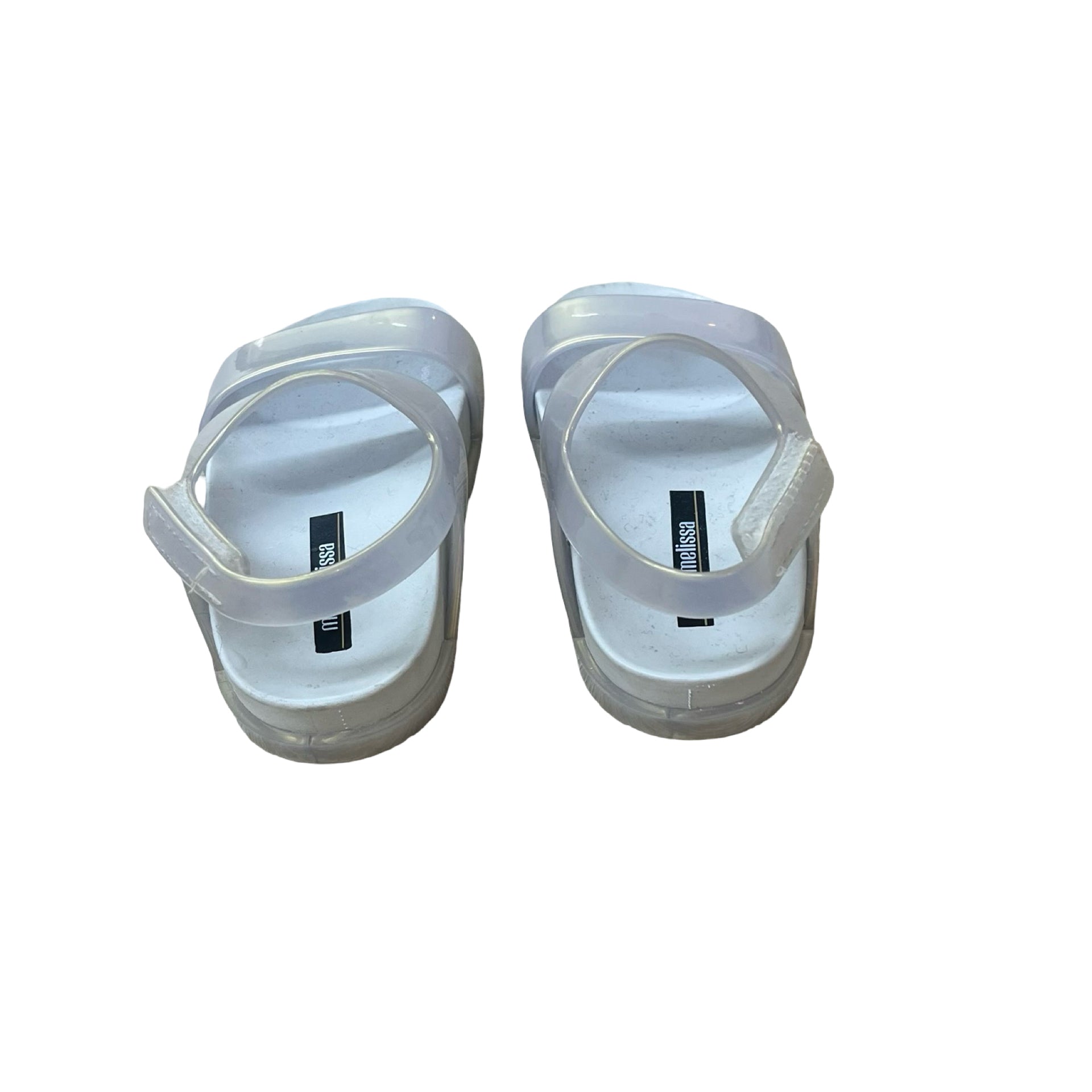 Mini Melissa Silver Iridescent Sandals - Size 5