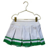 Abercrombie Kids White & Green Athletic Skort Skirt - Size 7-8