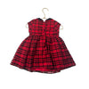 Pippa & Julie Red & Black Plaid Dress & Bloomer - Size 18 Mo