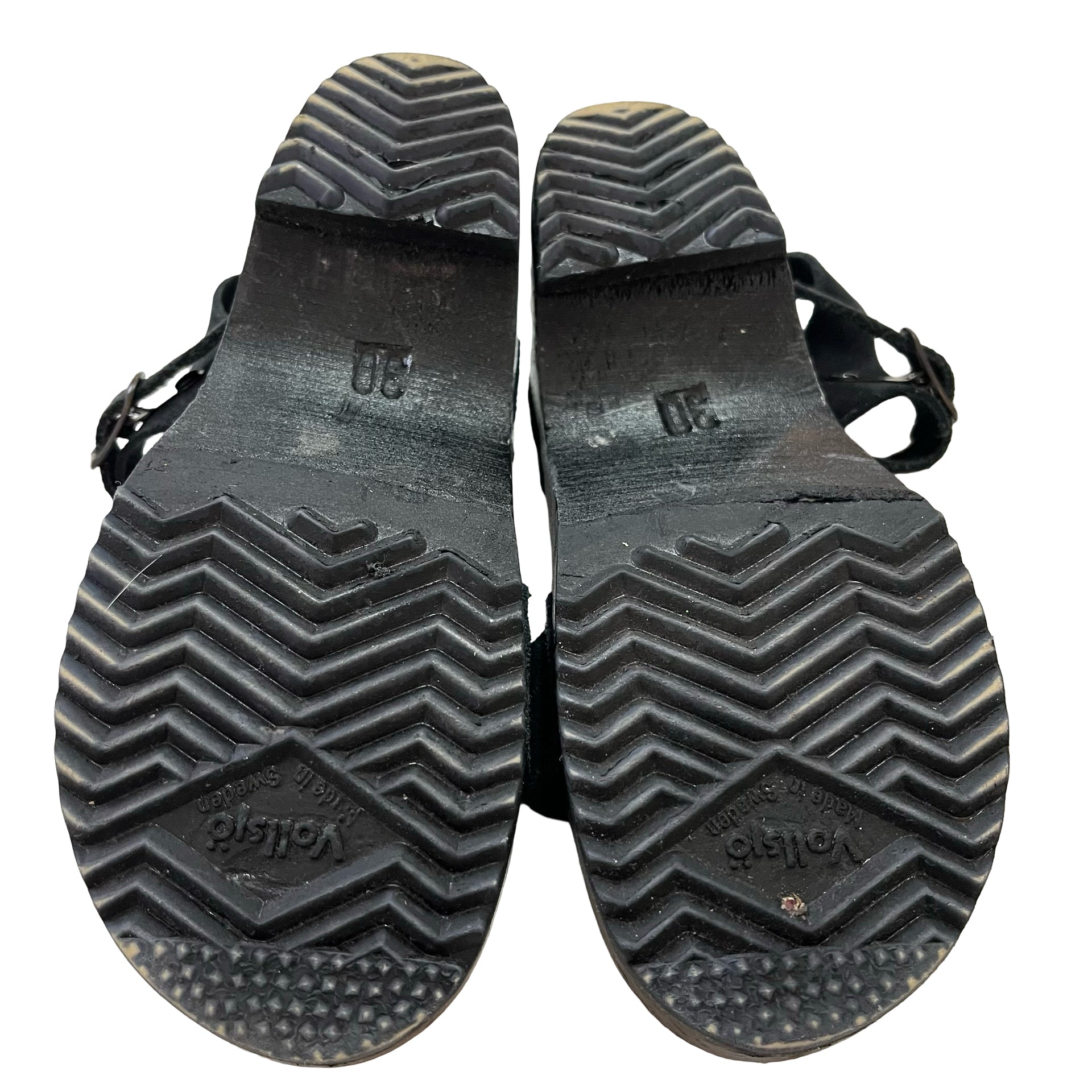 Sven Black Clog Sandals - Size 30 (12)