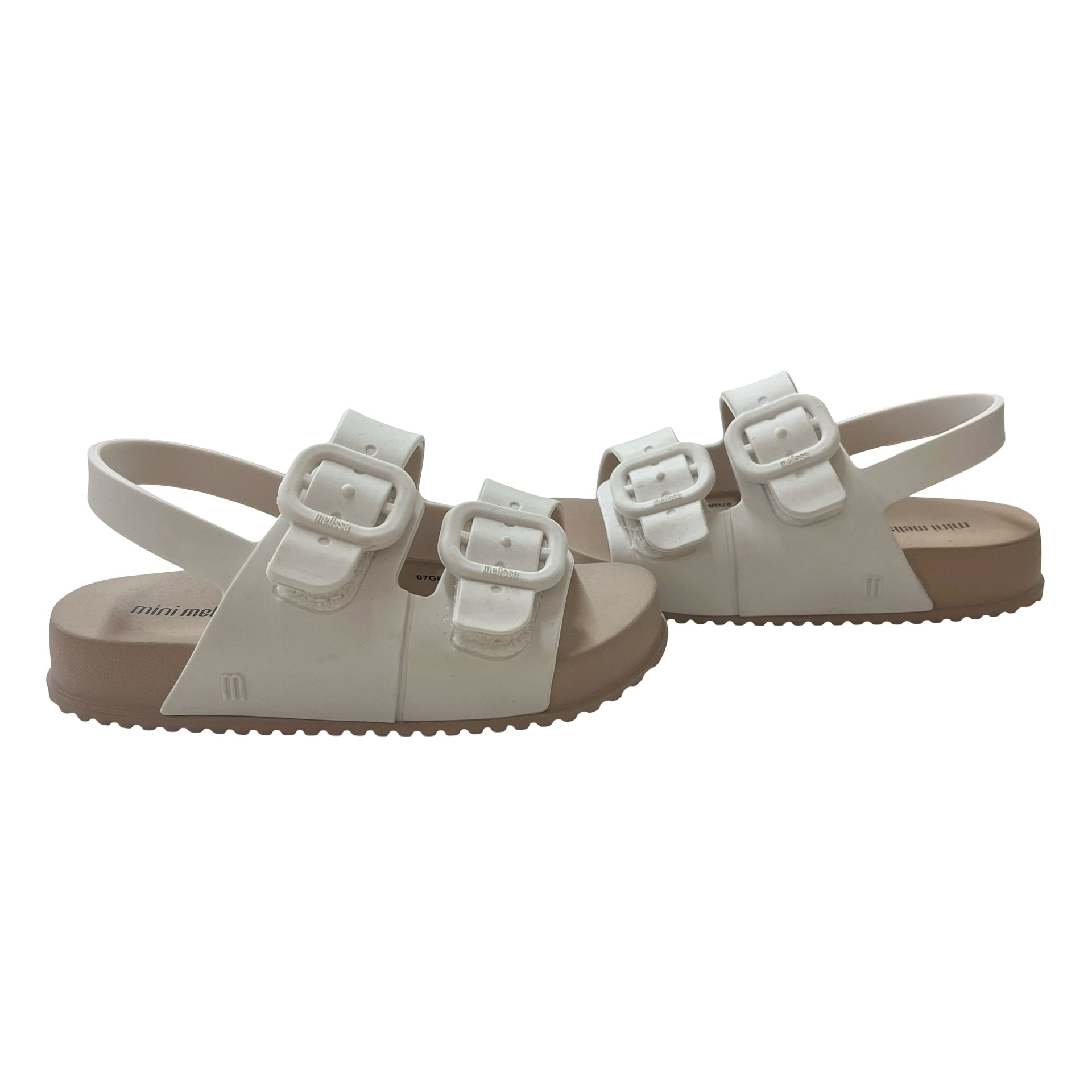 Mini Melissa Ivory Sandals - Size 9