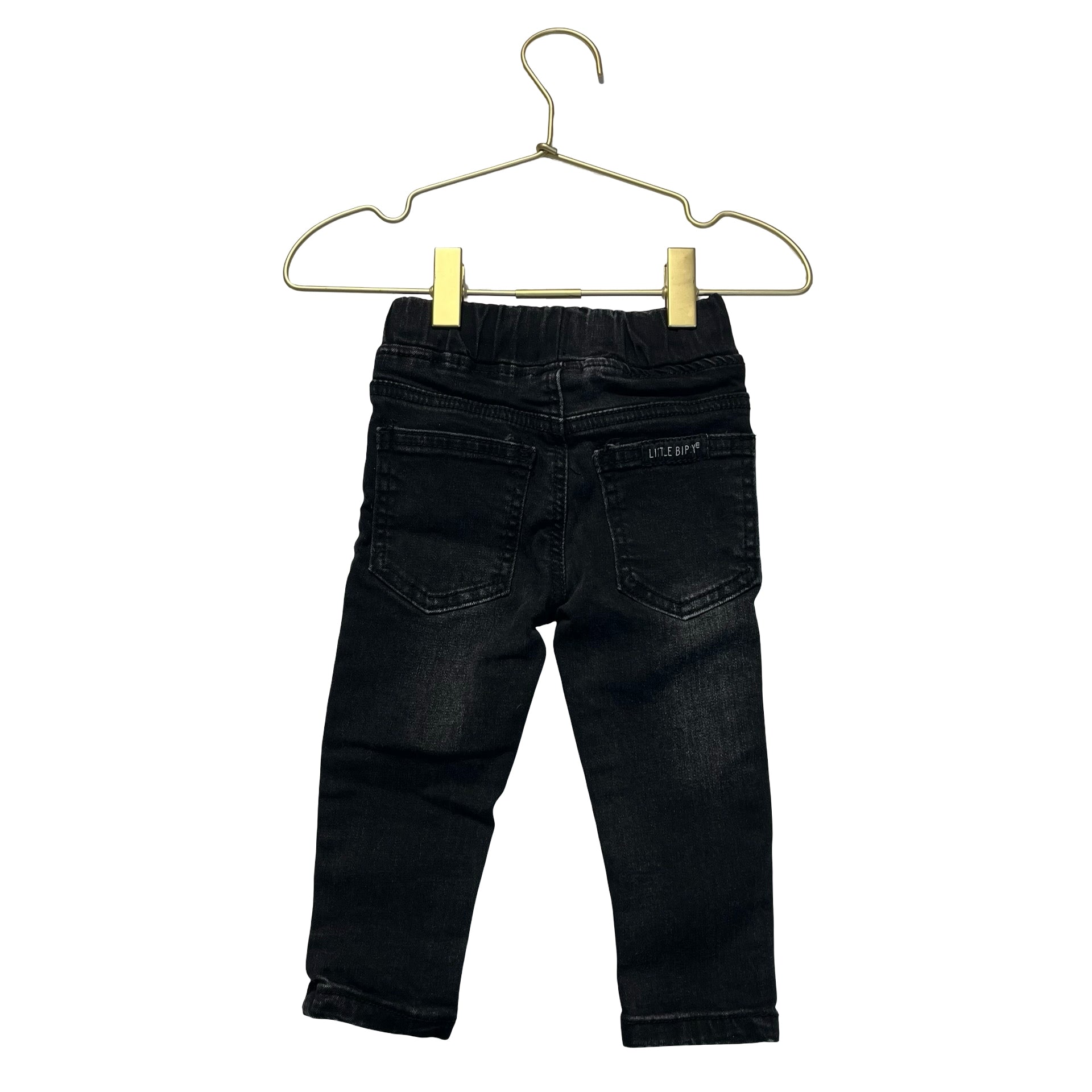 Little Bipsy Black Denim Jeans - Size 12 Mo