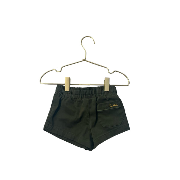 Cadets Olive Green Shorts - Size 1-2Y