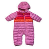 Primary Pink Striped Puffer Bunting - Size 0-3 Mo