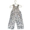 Zara Ivory Leopard Print Denim Overalls - Size 1.5Y