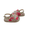 Mini Melissa x Vivienne Westwood Ivory & Hot Pink Animal Pattern Sandals -Size 5