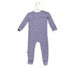 Kyte Purple Leopard Print One-Piece PJs - Size 2T