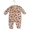 Cat & Jack Ivory & Orange Pumpkin Print One-Piece - Size 0-3 Mo