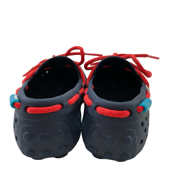 People Navy & Red Laces Shoes - Size 8