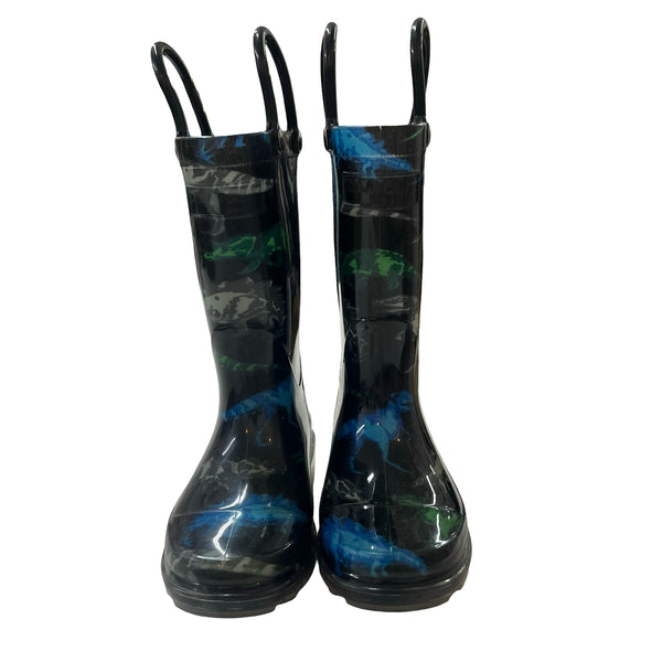 Western Chief Dino Print Light-Up Rain Boots - Size 6