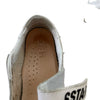 Golden Goose White, Pink, Silver Velcro Sneakers - Size 26 (9.5)