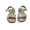 Mini Boden Gold Sandals - Size 32 (1Y Big Kid)