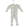 Snug Ivory Ribbed Cotton Knit One-Piece - Size 0-3 Mo