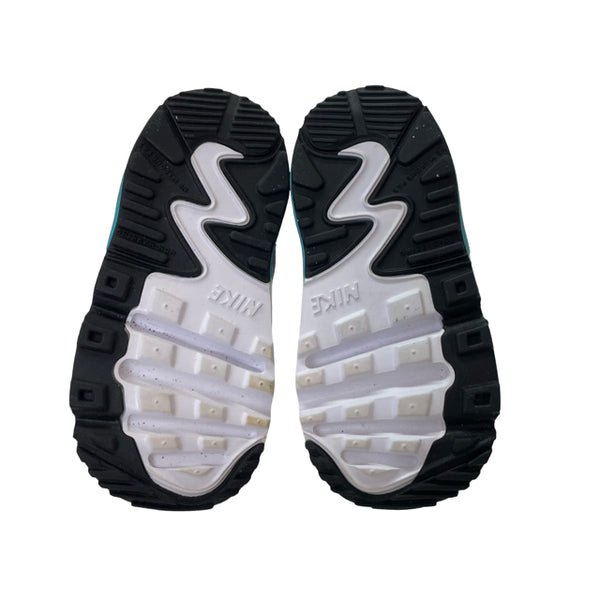Nike Air Max White, Aqua, Pink, Black Sneakers - Size 4C