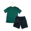 Adidas Green & Black Athletic T-Shirt & Shorts Set - Size 5