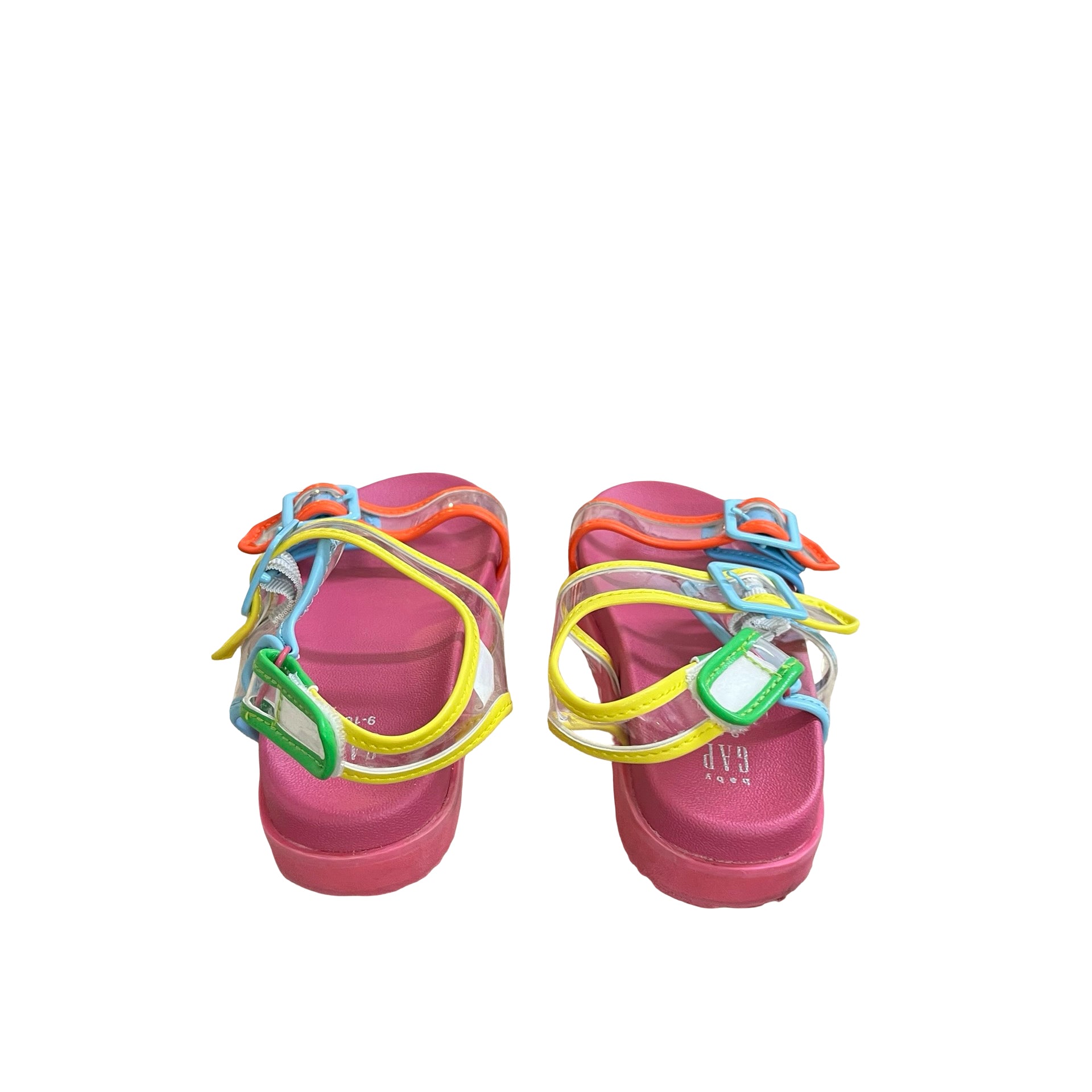 Baby Gap Pink, Clear & Multi-Color Sandals - Size 9-10