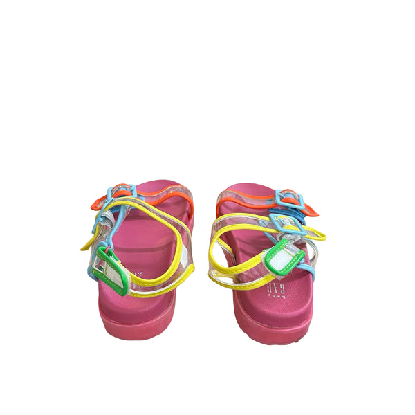 Baby Gap Pink, Clear & Multi-Color Sandals - Size 9-10
