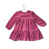 Mini Boden Dusty Rose Velour Dress - Size 3-4Y