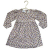 Zara Ivory, Pink, Purple, Brown Flower Print Dress - Size 3-4