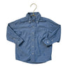 J. Khaki Chambray Anchor Pattern Button Down - Size 2T