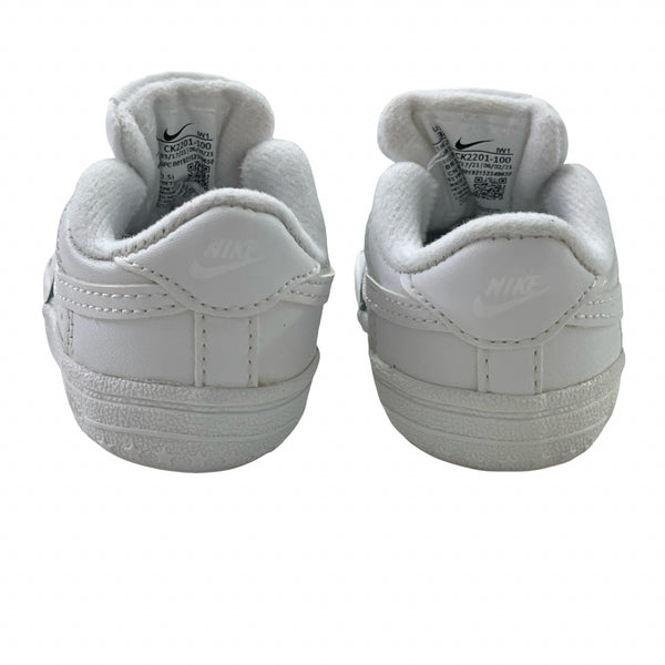 Nike White Soft-Sole Sneakers - Size 3C