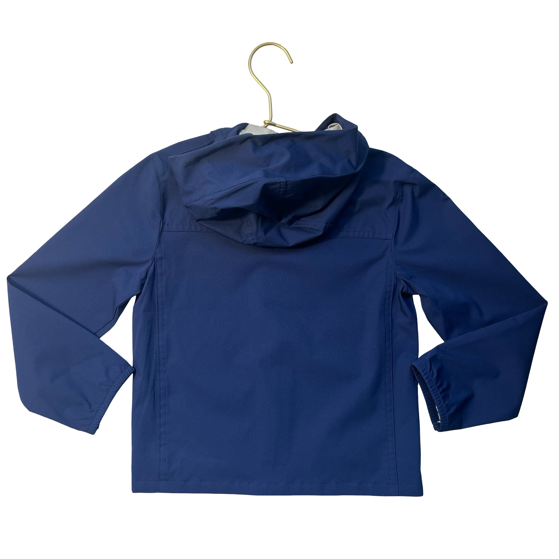 Vineyard Vines Navy Hooded Windbreaker Jacket - Size 5