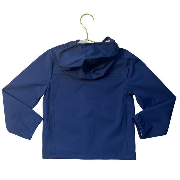 Vineyard Vines Navy Hooded Windbreaker Jacket - Size 5