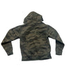 Independent Trading Co Green Camo & Black Glitter 'HBKN' Hoodie - Size M 10-12