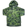 Therm Fleece-Lined Green Camouflage Hooded Jacket - Size 8