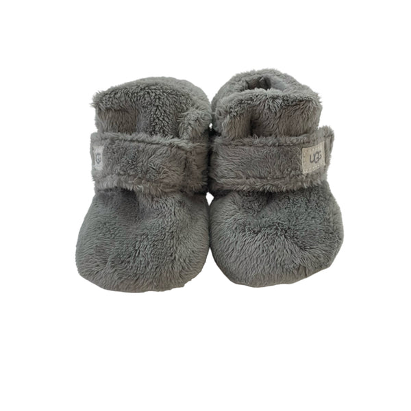 UGG Gray Fleece Booties - Size 4-5