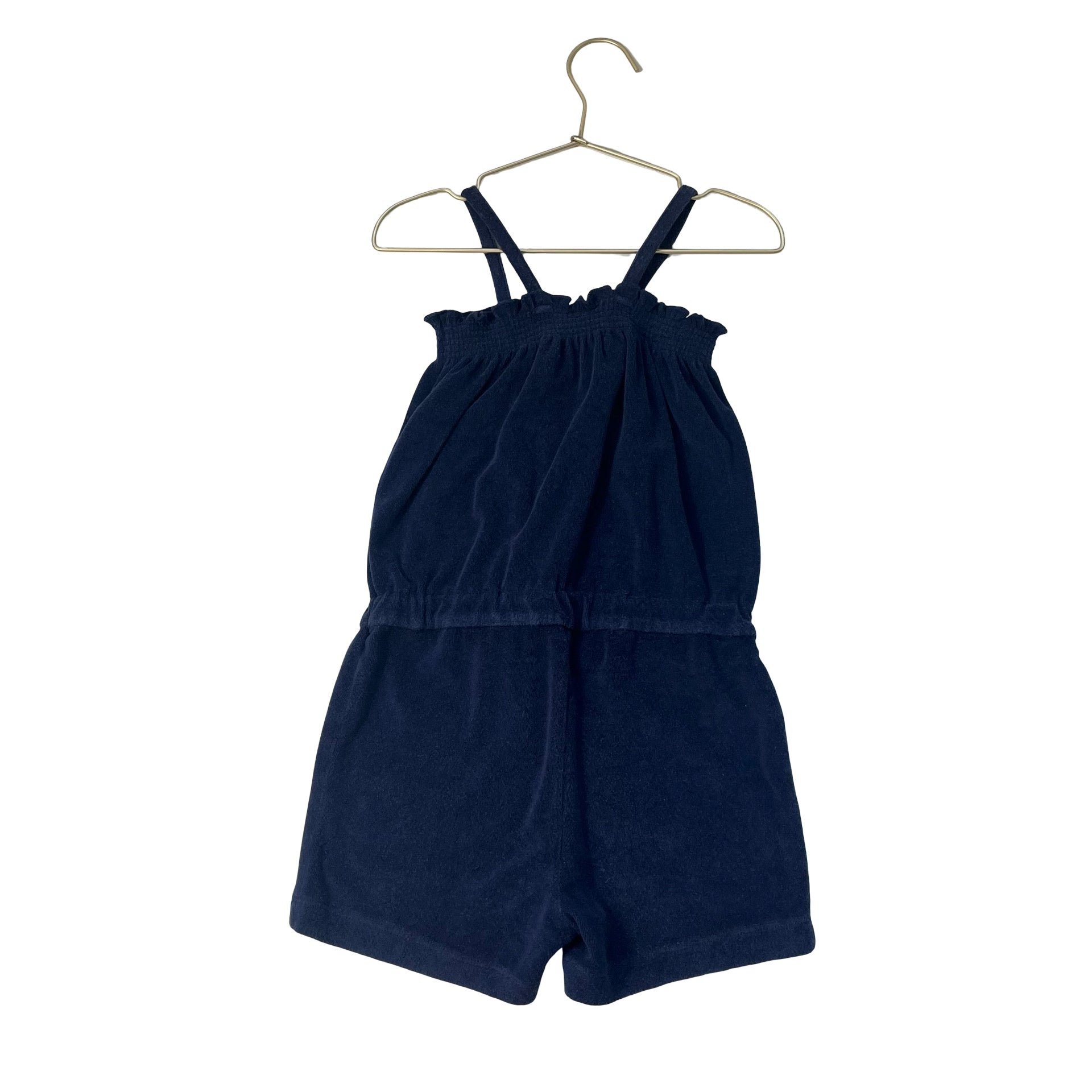 Hanna Andersson Navy Terry Romper - Size 120 (6)