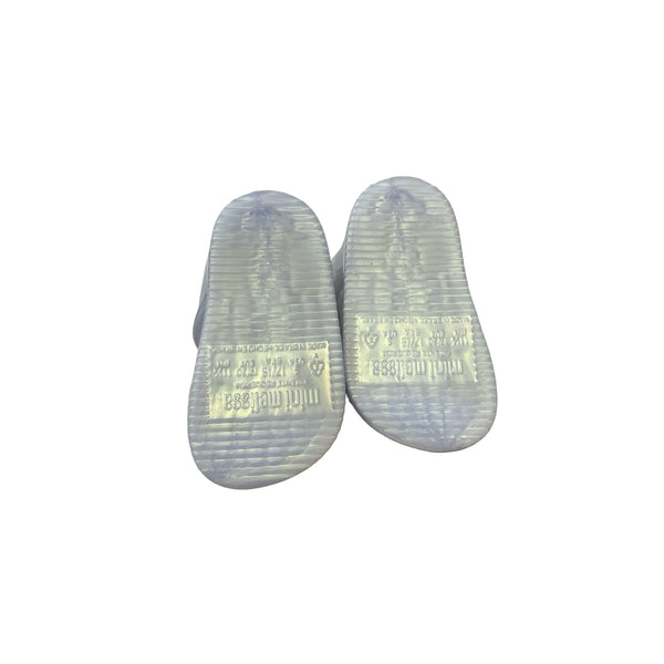 Mini Melissa Silver Iridescent Sandals - Size 5
