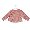 Pink Chicken Pink, Red, Metallic Silver Floral Blouse - Size 6Y