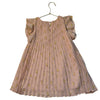 H&M Peach Floral Pleated Chiffon Dress - Size 5T