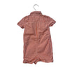 Ralph Lauren Orange Check Button Down Romper - Size 24 Mo
