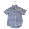 Janie and Jack White, Blue, Navy Plaid Button Down Shirt - Size 6
