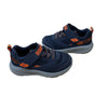 Skechers Navy & Orange Sneakers - Size 8